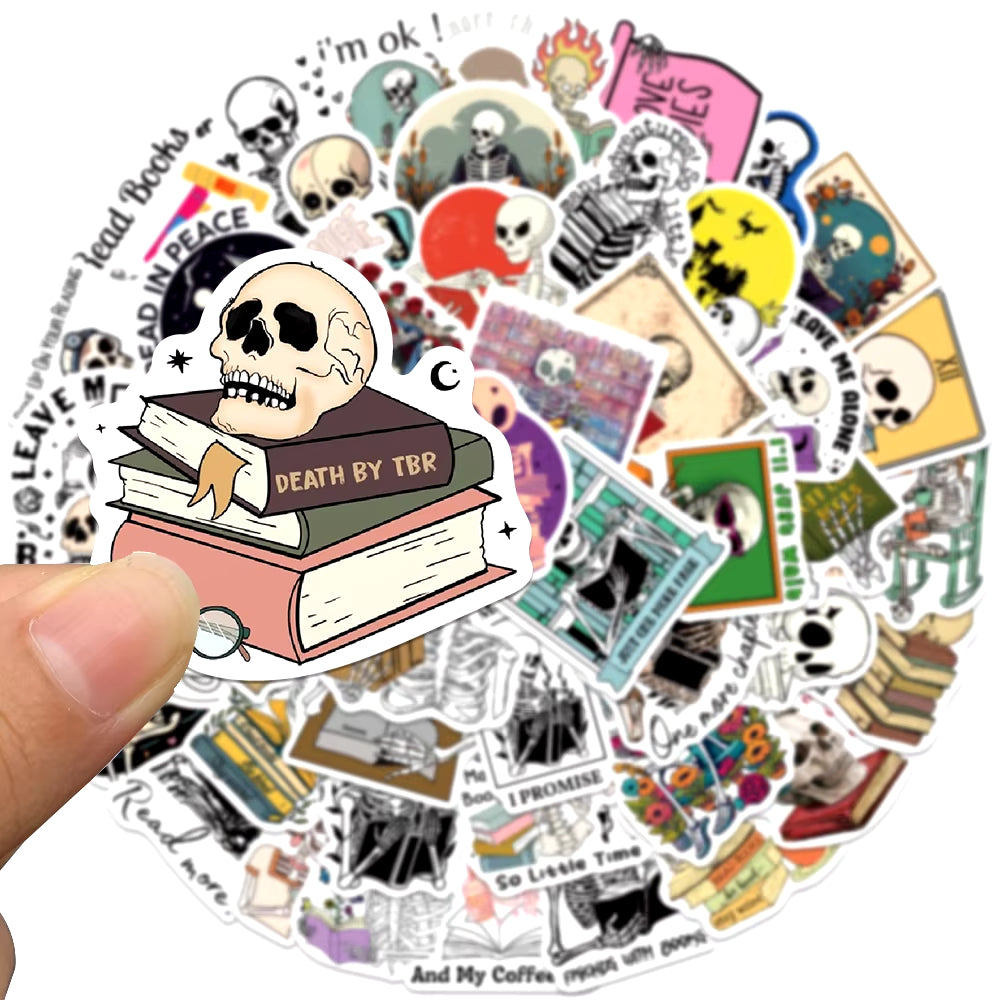 50PCS Smutty Dark Romance Bookish Spice Reader Girl Cartoon Booktok Sticker Aesthetic Car Kindle Ipad Phone Laptop Diary Sticker