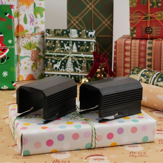 2-Pack Double-Sided Christmas Wrapping Paper Cutter. Paper Cutting Tools. Safe and Easy. Suitable for Both Left and Right Hands.Double-Sided Blade.